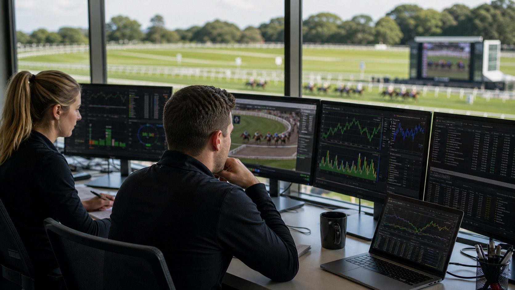 BETMAN race-day operations and analytics room